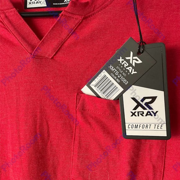 Men's Short sleeve Tee, XRay, XL, Red, NWT - Picture 2 of 5